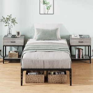 Whizmax Bed Frame Heavy Duty Metal Mattress Foundation Platform Sturdy Steel Slat No Box Spring Needed, Easy Assembly, Noise Free - 1 of 4