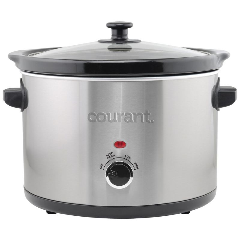 Courant 5 Quart Slow Cooker - Stainless Steel, 1 of 6