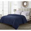 Reversible Microfiber Down Alternative Comforter - Blue Ridge Home Fashions - 2 of 4