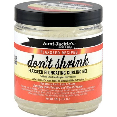 Aunt Jackie's Flaxseed Don't Shrink Curling Gel - 15oz