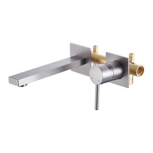 WOWOW Single Handle Wall Mounted Bathroom Basin Faucet - 1 of 4