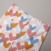 Owlivia Organic Cotton Baby Long Sleeve Pajama Sets, Girl's 2Pc Sleepwear - Colorful Heart - 4 of 4