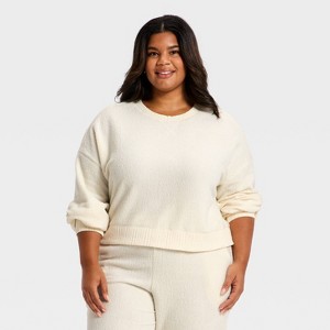 Women's Teddy Pullover Sweatshirt - Auden™ - 1 of 3