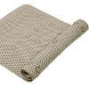 Home Mart Goods Beige Non-Slip Foam Bathtub Shower Mat With Suction Cups - 2 of 4