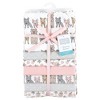 Little Treasure Hudson Baby Girls Cotton Poly Flannel Receiving Blankets 7Pk Multipack - 2 of 2