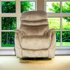 NicBex Velvet Glider Rocking Chair,Upholstered Swivel Recliner Chairs with Lumbar Support,Cozy Rocking Chair,Nursing Chair for Bedroom - 4 of 4