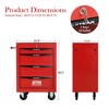 VASIP Rolling Metal Tool Chest with 4 Drawers, Steel Tool Chest Cabinet with Ball Bearing  Drawer Slides for Home,Garage - 2 of 4