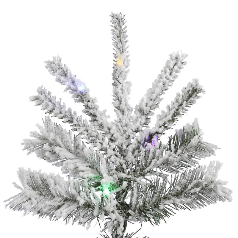 Vickerman Flocked Sierra Fir Artificial Christmas Tree, 2 of 7