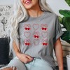 Simply Sage Market Women's Ruffle Heart Coquette Chart Short Sleeve Garment Dyed Tee - 2 of 2