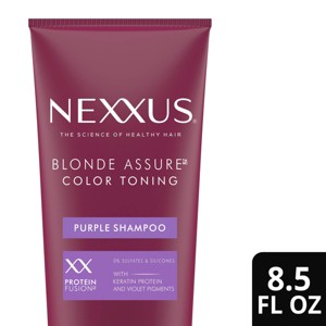 Nexxus Blonde Assure Purple Shampoo Color Care Shampoo for Blonde Hair - 8.5 fl oz - 1 of 4
