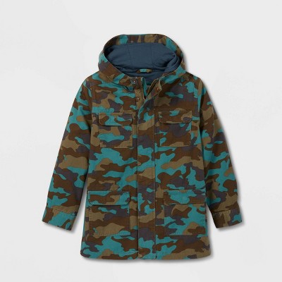 alcove Inspiration Expect Boys' Twill Military Jacket - Cat & Jack™ Olive Green M : Target