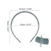 Unique Bargains Women's Classic Frosted Wide-Brimmed Headband 4.72" ID 1 Pc - 3 of 4