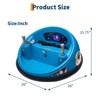12V Kids Bumper Car, Electric Ride On Toy w/Remote Control, 360 Degree Spin, Music, 2 Speeds & Seat Belt - 4 of 4