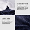 Heated Blankets Soft Flannel Electric Heated Blankets for Couch, Navy Blue - 3 of 4