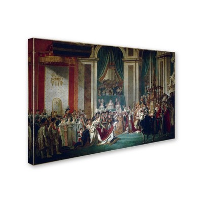 Trademark Fine Art -David 'Coronation Of Napoleon And Josephine' Canvas Art