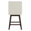 Spruce&Spring Swivel Counter Height Barstool with Double-layed Seat - 4 of 4