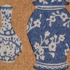 HomeRoots 20" X 30" Brown Blue And White Chinoiserie Coir Abstract Outdoor Door Mat - 4 of 4