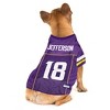 NFL Minnesota Vikings Justin Jefferson Pets Jersey - 3 of 4