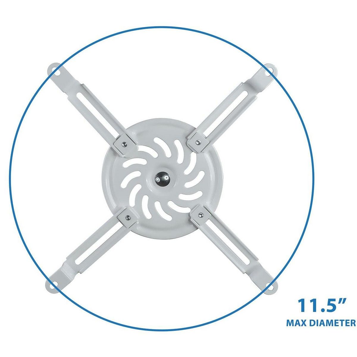 Mount-It! Universal Ceiling Projector Mount Bracket | Full Motion and Height Adjustable from 21 - 34.5 in. | 30 Lbs. Weight Capacity | Long Size - thumbnail 3