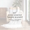 Soft Herringbone Throw Blanket With Fringe 50" X 60" - Becky Cameron - 4 of 4