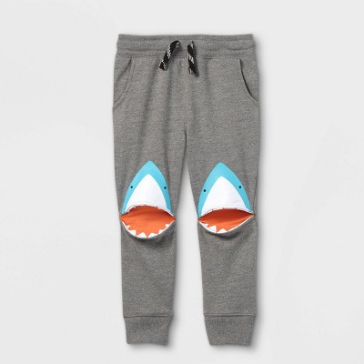 Toddler Boys' Shark Knee Knit Pull-On Jogger Pants - Cat & Jack™ Gray 5T –  Target Inventory Checker – BrickSeek