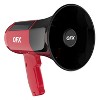 QFX® BT-1000 Rechargeable Solar Megaphone with Siren, Air Horn, Bluetooth®, and Digital File Playback in Red - 3 of 4