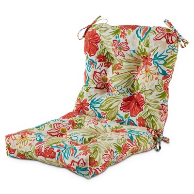 Kensington Garden 21x21 Floral Outdoor Seat And Back Chair Cushion   GUEST 2313f6a7 E82c 46dc 9492 7dceb1ebe4f9