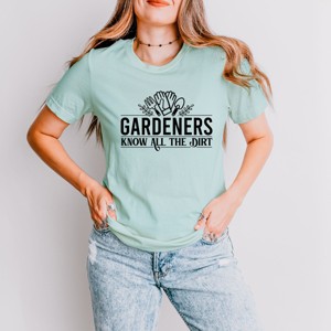 Simply Sage Market Know All The Dirt Short Sleeve Tee - XL - Seafoam - 1 of 4