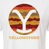 Women's - Yellowstone - Ranch Pattern Y Brand Fill Cropped Graphic T-Shirt - 2 of 4