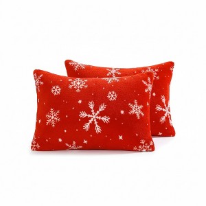 LISM Faux Fur Pillow Cases Set of 2 - 1 of 4