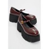 Linley Burgundy Platform Loafer (Women) | Prologue Shoes - 2 of 4