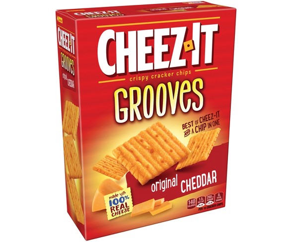 Cheez-It Grooves Original Cheddar Crackers - 9oz