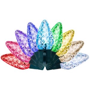 Celebrations Platinum LED C9 Warm White 50 CT String Smart-Enabled Christmas Lights 33.33 FT - 1 of 4