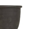 6.5" Smoke Colored Planter Black Terracotta - 4 of 4