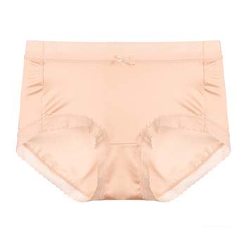 Agnes Orinda Women's Underwear Stretch Packs Lace High Rise Comfort Briefs  All Nude Medium : Target