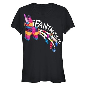 Juniors Womens Lost Gods Fantastico Unicorn Pinata T-Shirt - 1 of 3