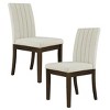 NicBex Mid Century Vintage Dining Chairs Set of 2 with Upholstered High Back,Stylish Accent Chairs for Dining Room,Kitchen,Office - 2 of 4