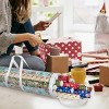 Hastings Home Gift Wrapping Paper Storage Bags With Handles - Clear/White, Set of 2 - 2 of 4