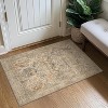 Abynow Diamond Distressed Persian Style Washable Indoor Rug - 4 of 4