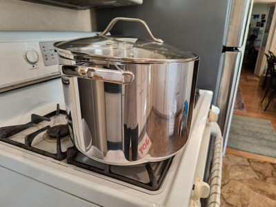 Gibson 129979.02 12 qt Stock Pot with Lid, Stainless Steel, 1 - Kroger