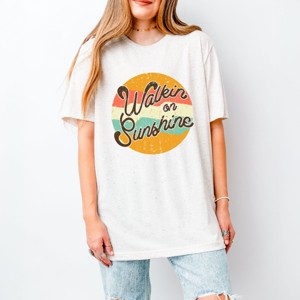 Simply Sage Market Walkin' On Sunshine Short Sleeve Tee - 1 of 4
