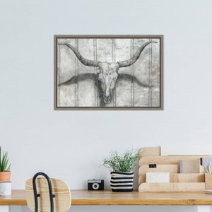 Amanti Art Longhorn by Marie Elaine Cusson Framed Wall Art Print - 1 of 4