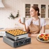 25Pcs Mini Dutch Pancake Maker, Commercial Electric Nonstick Pancake Maker Machine With 1.8" and , Diameter Mini Muffin Maker - 2 of 4
