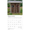 BrownTrout Outhouses 2026 12"x24" Hanging Square Wall Calendar Plastic-Free - 4 of 4