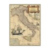 Trademark Fine Art -Vision Studio 'Italy Map' Canvas Art - 2 of 4