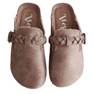 Very G Womens Iris 3 Mule Slip On Shoe, Beige - 1 of 3