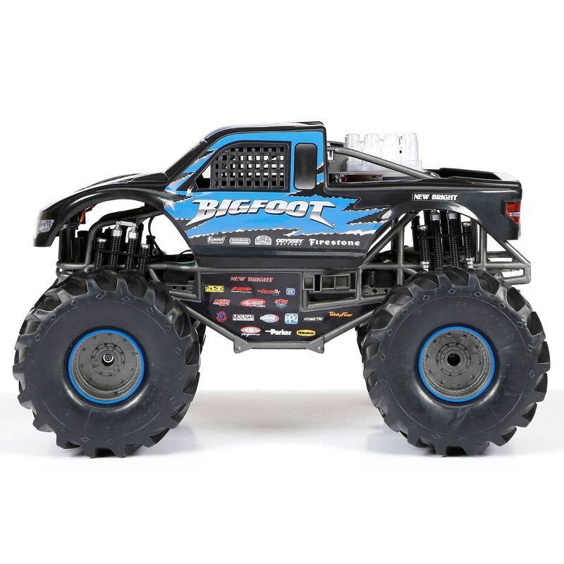 New Bright RC 1:10 Scale FF  USB Monster Truck  - Bigfoot - Black, 3 of 15