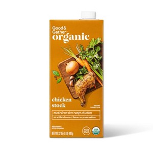 Organic Chicken Stock - 32oz - Good & Gather™ - 1 of 3
