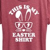 Women's - Instant Message - This Is My Easter Shirt Short Sleeve Graphic T-Shirt - 2 of 4