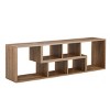 Syemin TV Stands and Consoles 2 Pieces Cube TV Stand Open Storage Bookcase Shelf Bookcase L-Shaped TV Console Stand, Beige, 55.11"*11.81"*17.12" - 4 of 4